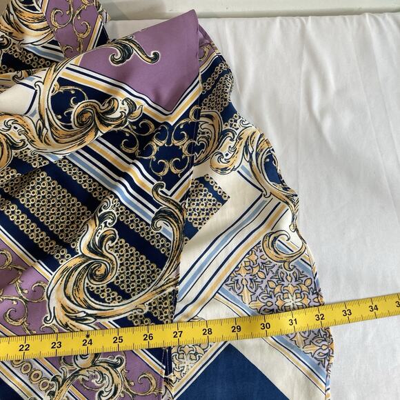 Chico's Regal Print Popover Tunic Top Size 2 Large Statement‎ Flowy Oversized - Picture 7 of 13